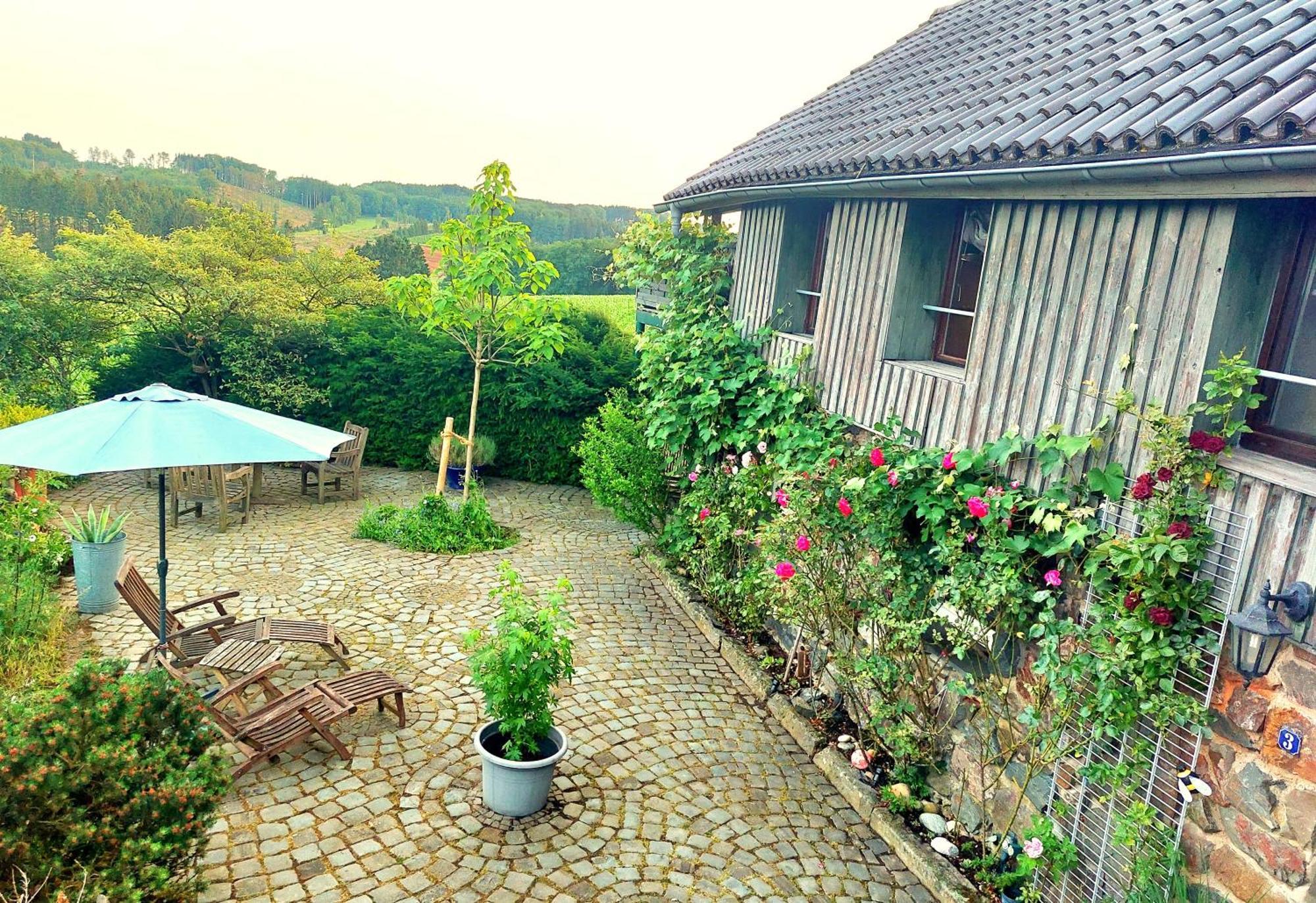 Kleines Haus Mitten In Der Natur Mit Eigener Terrasse Und Sonnenbalkon Halver 外观 照片